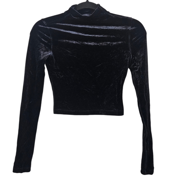 lululemon athletica Tops - NWT Lululemon All Aligned Mock Neck Long Sleeve Shirt *Crushed Velvet Size 2
